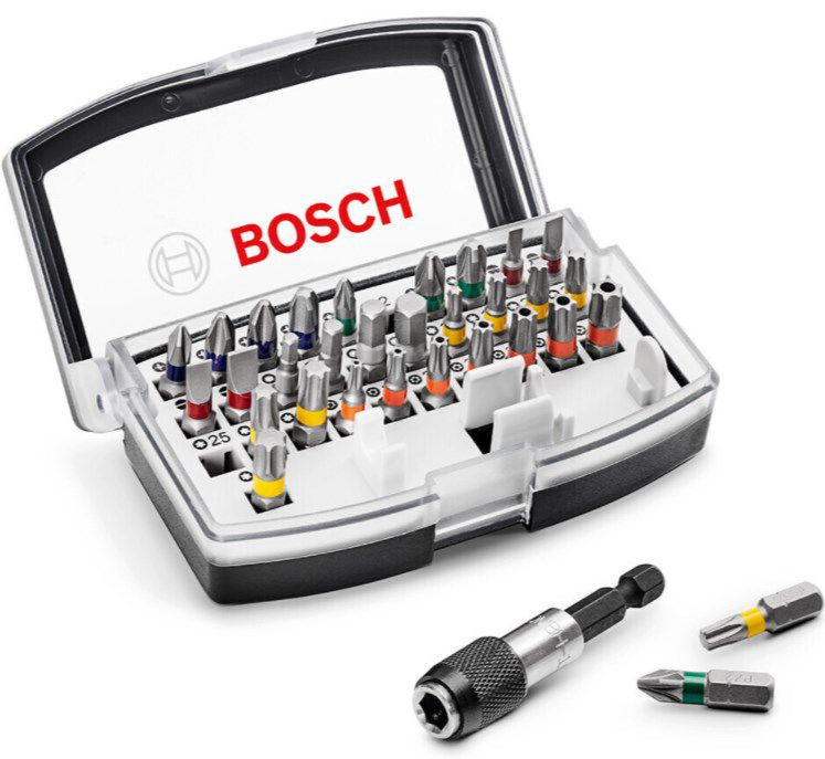 Bosch Professional Schrauberbit-Set (32-tlg.) für 9,95€ (statt 14€)