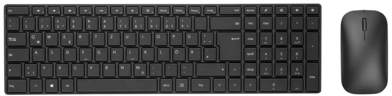 MICROSOFT Designer Bluetooth Desktop Tastatur & Maus Set für 58,93€ (statt 70€)