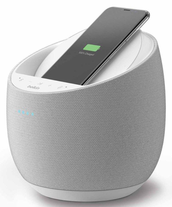 Belkin SOUNDFORM ELITE   Smarter Lautsprecher (AirPlay 2 & Alexa, drahtlos laden) für 99,99€ (statt 120€)