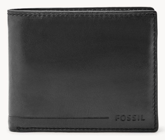 Fossil Passhülle Allan   RFID Passcase in Schwarz und Braun für 14€ (statt 20€)