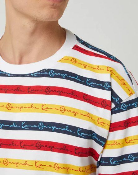 Karl Kani T Shirt mit Logo Muster für 9,99€ (statt 29€)