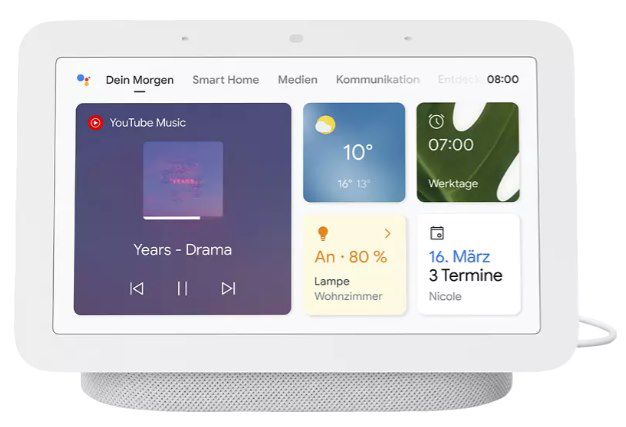 Google Nest Hub (2. Generation) + D Link DCS P6000LH WLAN Kamera für 91,99€ (statt 125€)