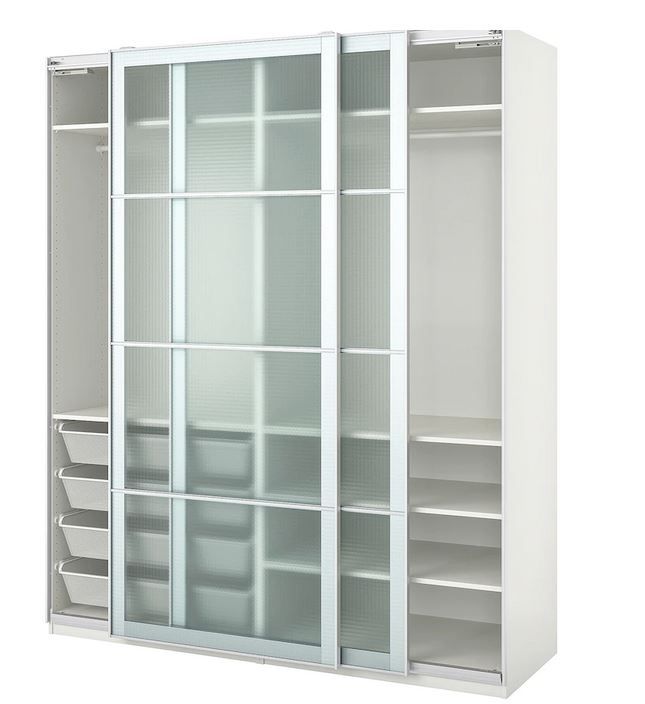 Ikea Pax Kleiderschrank weiß (200x66x236cm) für 586€ (statt 836€)