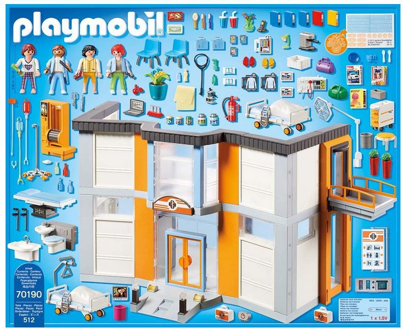 PLAYMOBIL City Life 70190 großes Krankenhaus mit 512 Teilen für 85€ (statt 115€)