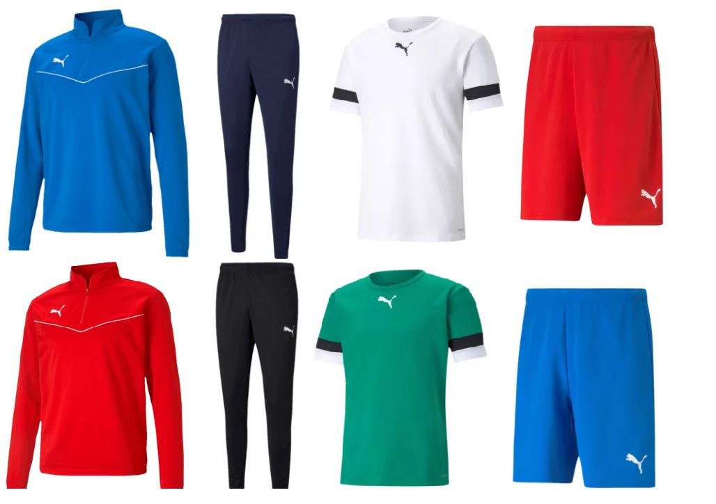 Puma Trainingsset Rise 4 teilig in verschiedenen Farben für 49,95€ (statt 67€)