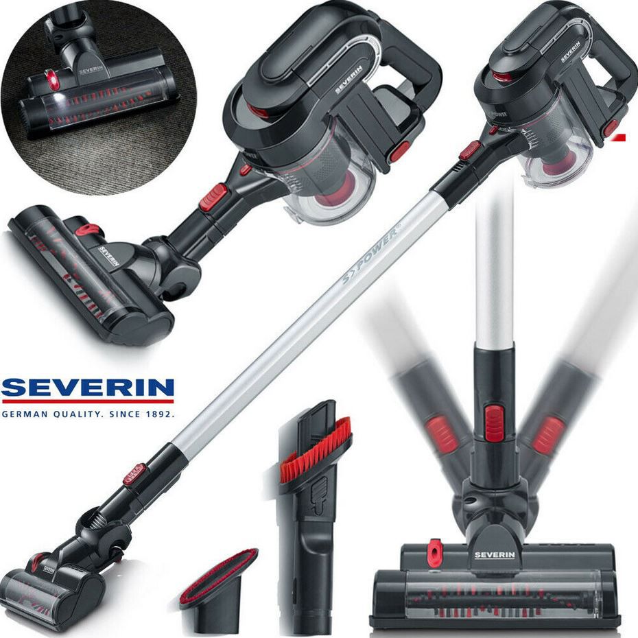 Severin HV7157  2in1 Akku Boden Staubsauger mit HEPA Filter für 75€ (statt 94€)