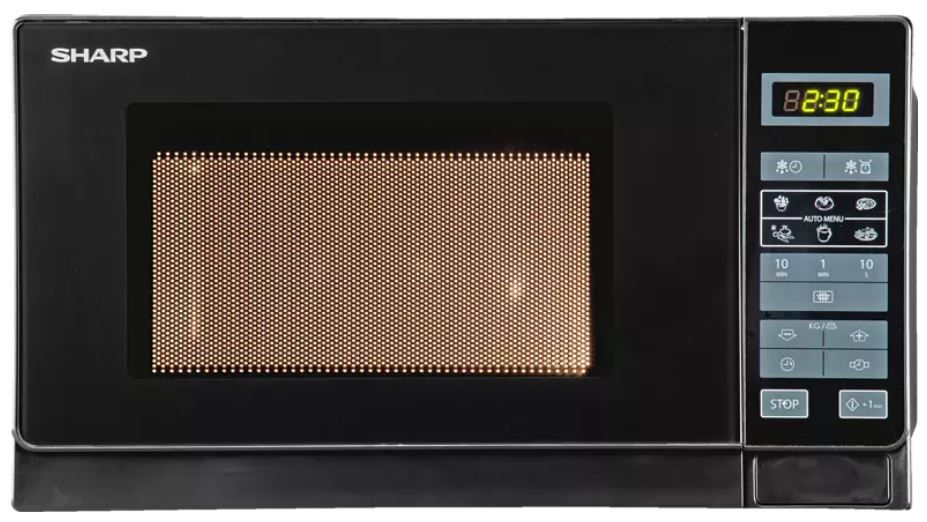 Sharp R 242BKW   20l Microwelle 800Watt für 59,99€ (statt 76€)
