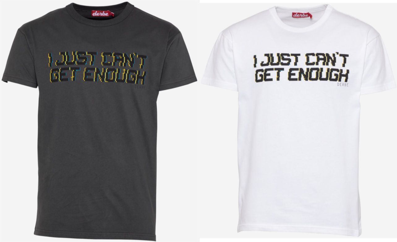 Derbe I just can´t get enough T Shirt in Schwarz für 19,43€ (statt 28€)