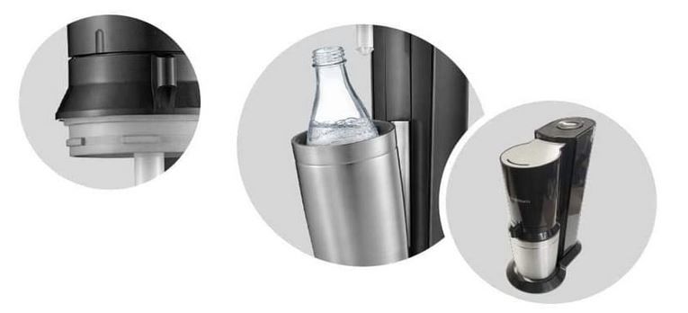 SodaStream Crystal 2.0 + 2 Glaskaraffen & Zylinder für 49,99€ (statt neu 80€)   B Ware