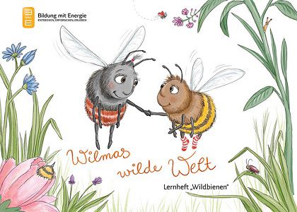 Pixi Heft Materialien für den Kindergarten: Wilmas wilde Welt   Lernheft Wildbienen gratis