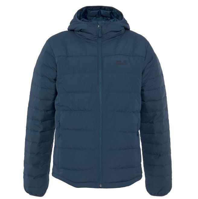 Jack Wolfskin Daunenjacke STANLEY in Graublau ab 83,99€ (statt 111€)