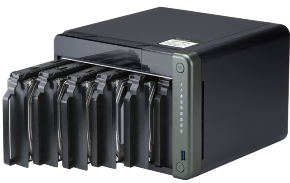 QNAP TS 653D 4G NAS System 6 Bay Leergehäuse für 479€ (statt 554€)