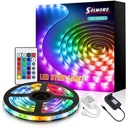 5m SOLMORE LED Streifen inkl. Fernbedienung für 7,99€ (statt 17€)   Prime