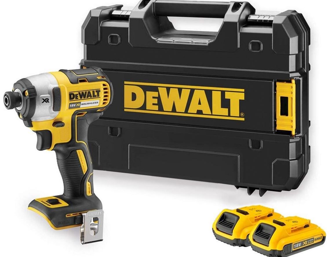 DeWalt DCF887D2 GB Schlagschrauber + 2 Akkus 18V (2,0 Ah) + Ladegerät + TSTAK Box für 178,90€ (statt 225€)