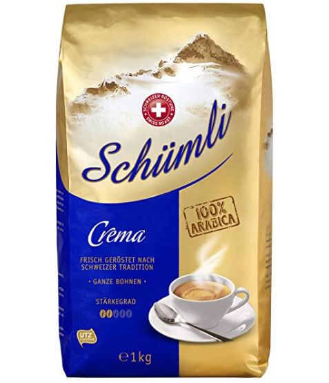 1kg Schümli Crema Ganze Kaffeebohnen ab 10,61€ (statt 13€)