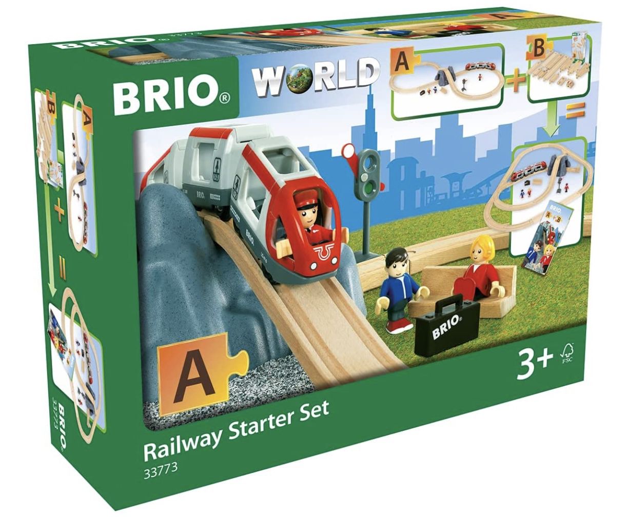 BRIO World 33773 Eisenbahn Starter Set A für 24,99€ (statt 34€)