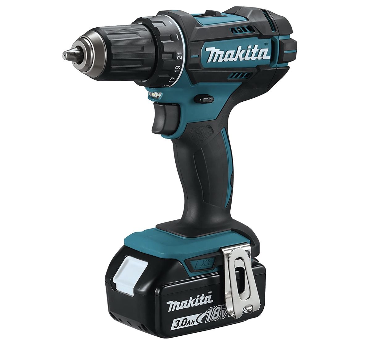 Makita DDF482RFJ Akku Bohrschrauber inkl. 2x 3,0 Ah + Makpac für 159,99€ (statt 184€)