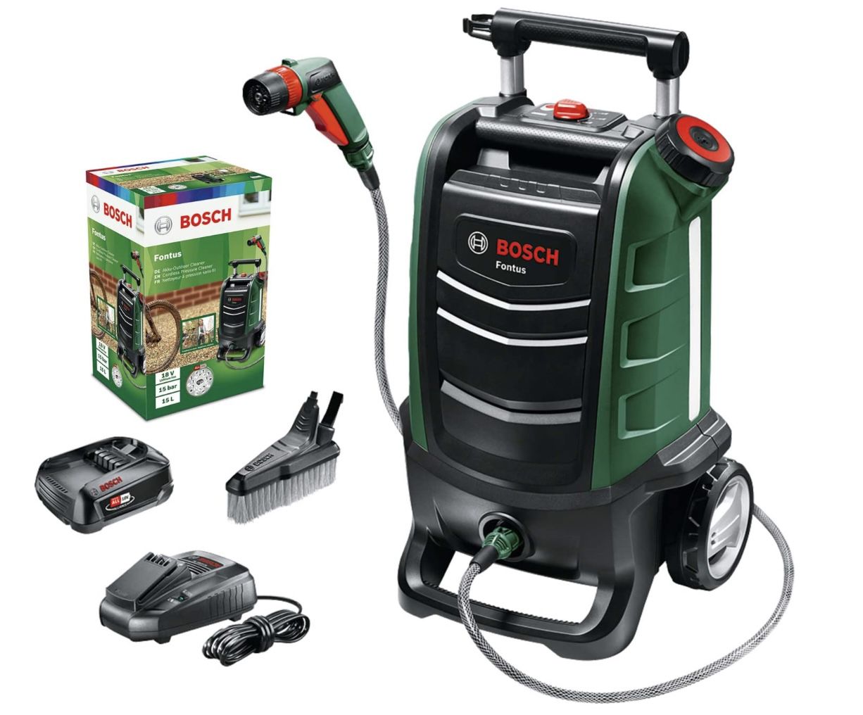 Bosch Akku Outdoor Reiniger Fontus inkl. Akku für 224,95€ (statt 265€)