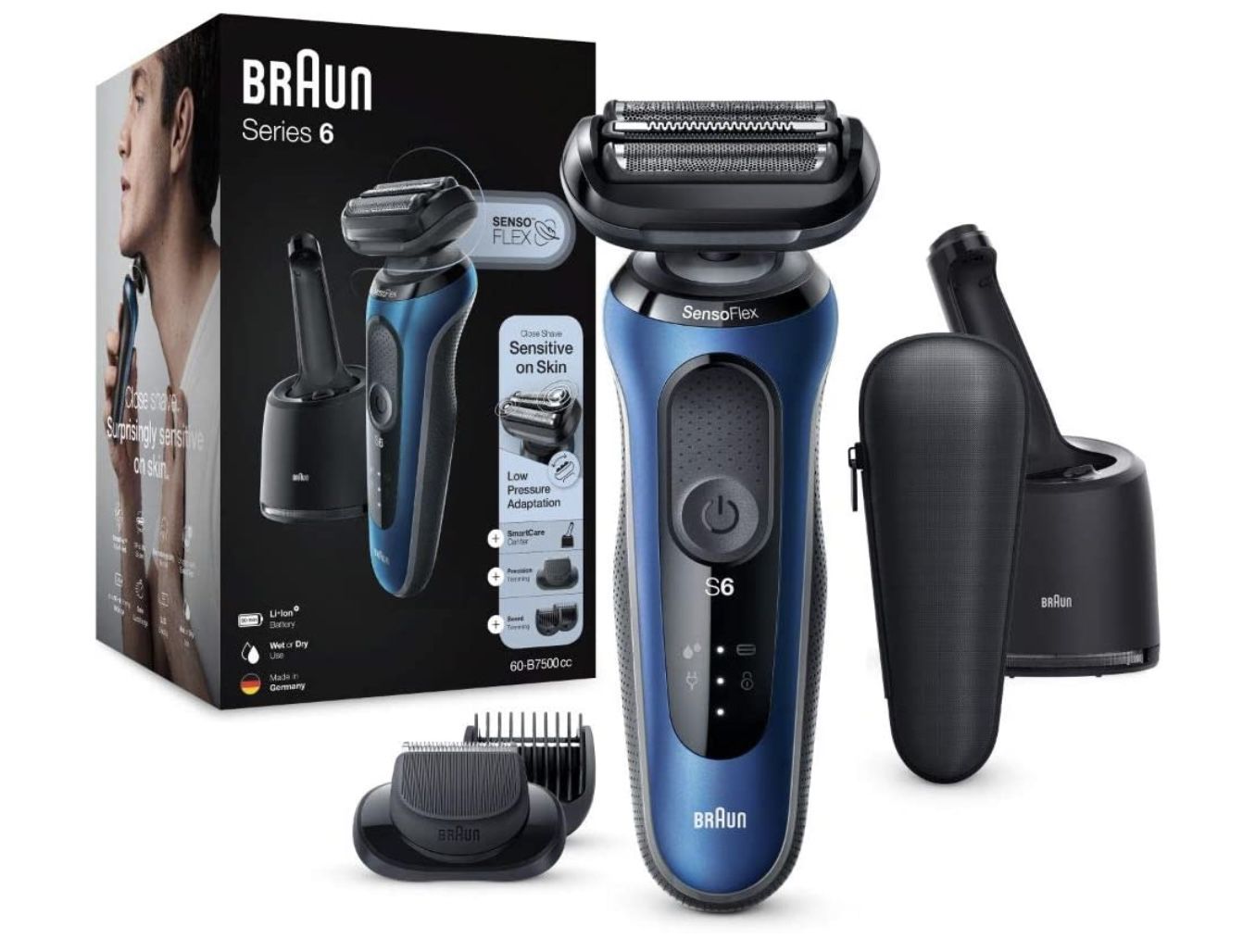 Braun Series 6cc Sensitiver Herren Rasierer & Barttrimmer für 115€ (statt 130€)