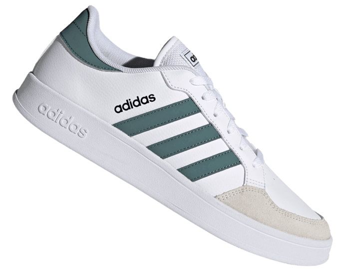 adidas Breaknet Lowcut Sneaker in Weiß/Grün für 29,95€ (statt 50€)