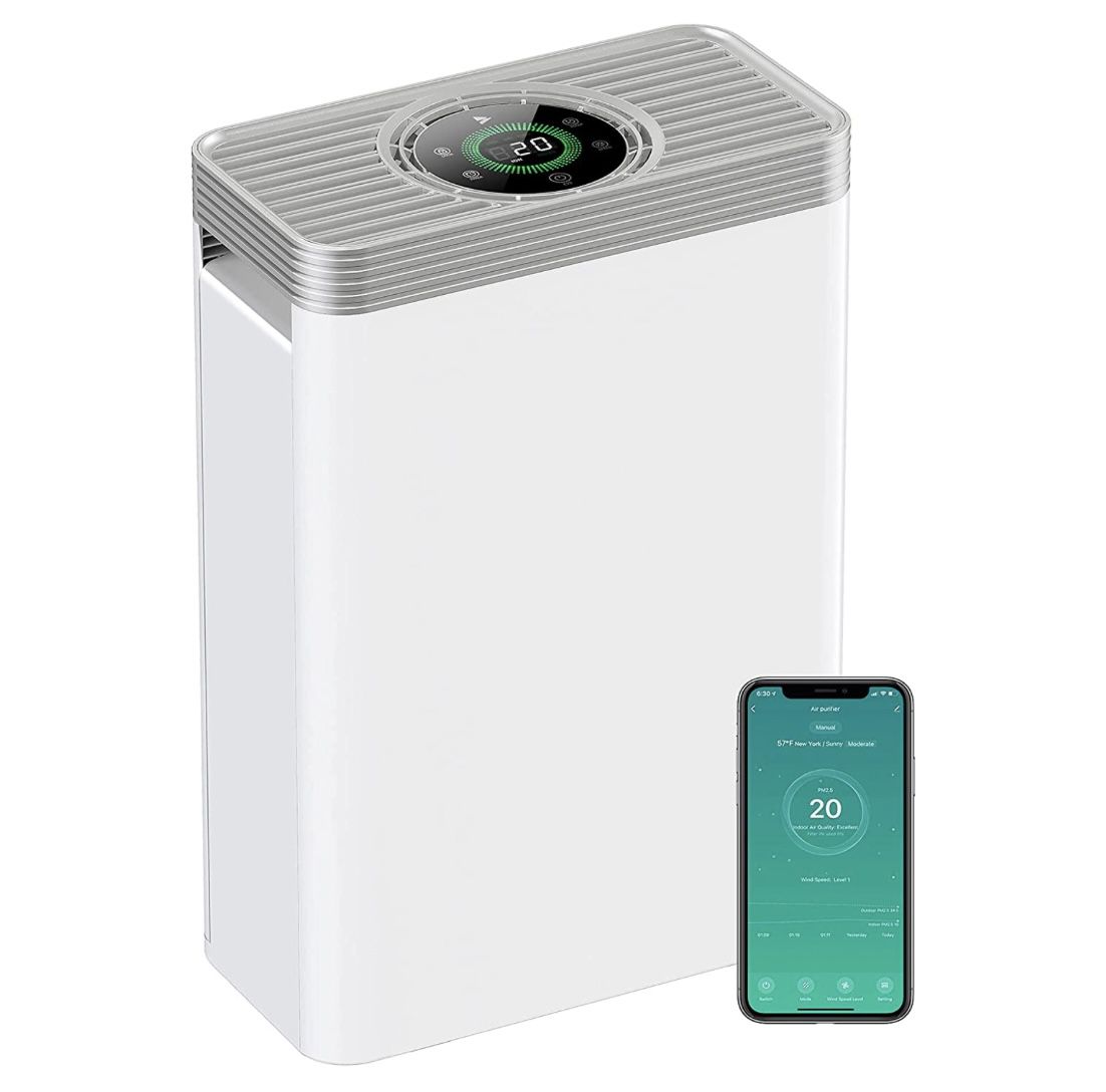 Luftreiniger HEPA H13 mit Timer, Schlafmodus & Kompatibilität mit Alexa für 79,99€ (statt 120€)