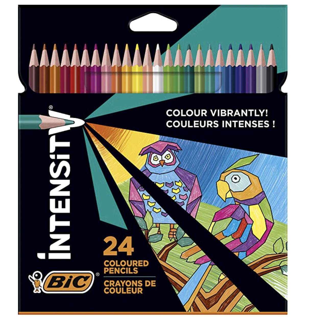 24er Pack BIC Intensity Dreikant  Malstifte für 5,28€ (statt 8€)   Prime