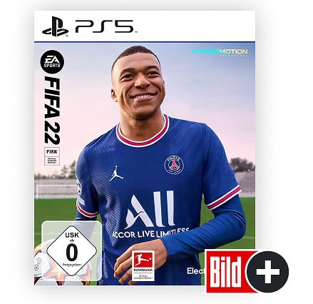 Fifa 22 (PS4, PS5, XBOX) + 12 Monate BILDplus für 7,99€ mtl.