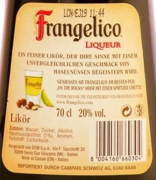 Frangelico Haselnusslikör 0,7 Liter für 10,58€ (statt 16€)   Prime