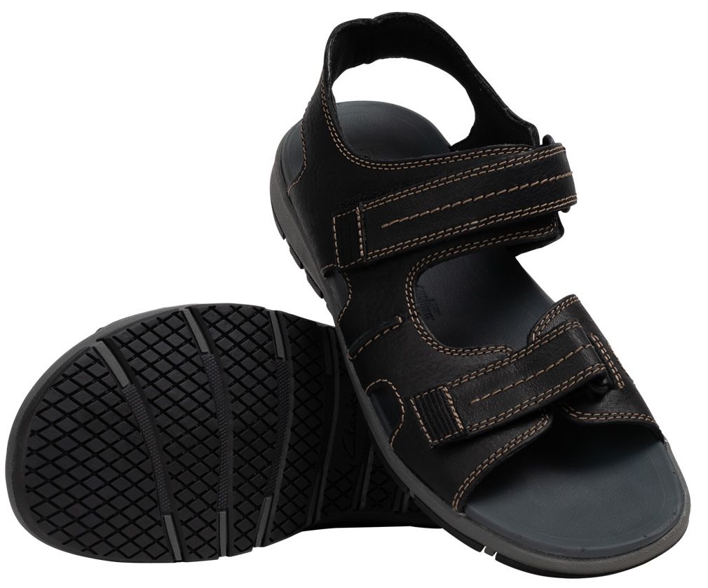 Clarks Brixby Shore Herren Leder Sandalen für 19€ (statt 45€)