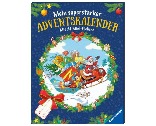 Mein superstarker Adventskalender mit 24 Mini Büchern (2019) für 6€ (statt 12€)