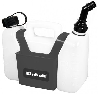 Einhell Kombi Kanister (3L Benzin, 1,25L Öl) mit integrierter Werkzeugtasche für 6,99€ (statt 15€)