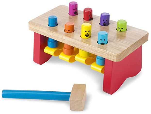 Melissa & Doug Klopf  und Hammerbank zur Förderung der Entwicklung für 8,71€ (statt 21€)   Prime