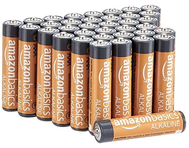 36er Pack Amazon Basics AAA Alkalibatterien 1,5V ab 8,40€