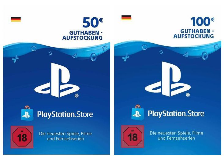 150€ PlayStation Store Guthaben ab 109,28€