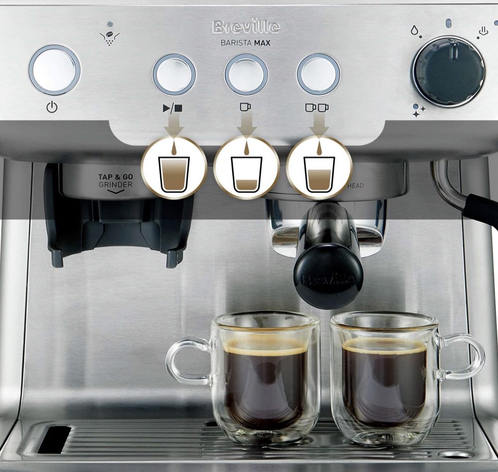 Breville Barista Max für Espresso, Latte & Cappuccino mit 2,8 L Wassertank für 329,99€ (statt 400€)