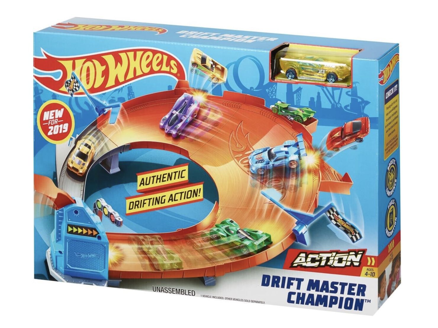 Hot Wheels GJM75   Action Speed Boost Champion Trackset für 10,53€ (statt 16€)   Prime