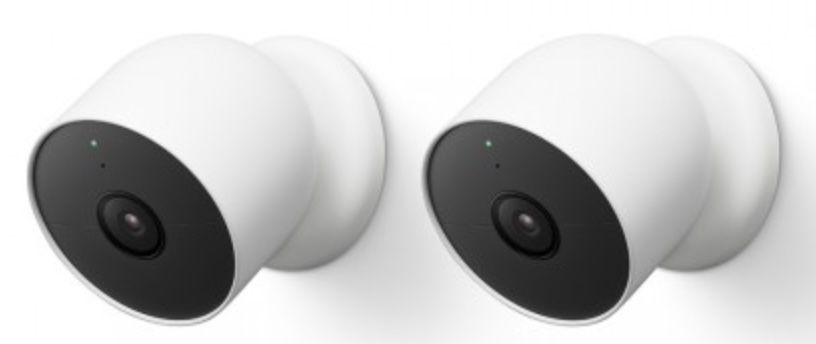 2er Pack Google Nest Cam (Akku) + Nest Hub (2nd Gen) für 319,95€ (statt 369€) + 6 Monate Spotify