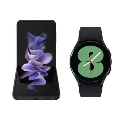 Samsung Galaxy Z Flip3 5G + Watch4 für 99€ + o2 Allnet-Flat mit 12GB für 19,99€ mtl.