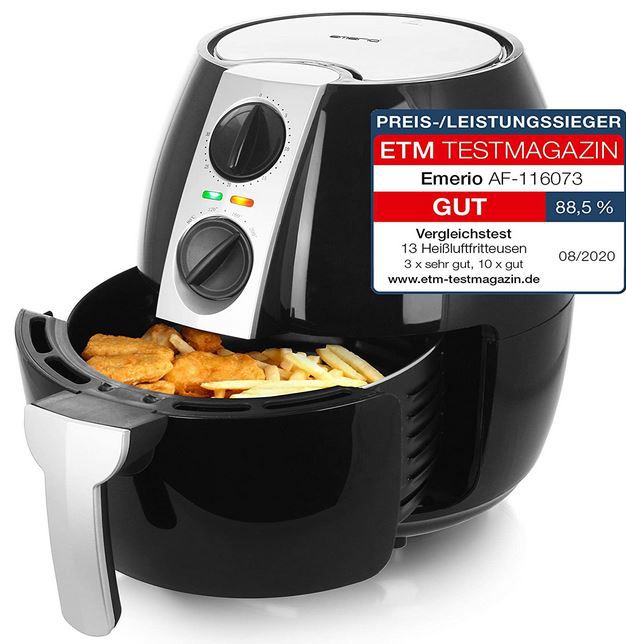 Emerio Af 116073 Heißluftfritteuse  4,5l für 42,94€ (statt 63€)