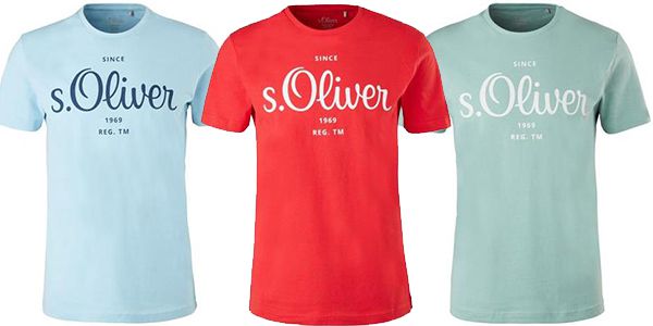 s.Oliver Herren T Shirts in verschiedenen Farben für 7,20€ (statt 10€)   Versandkostenfrei ab 30€