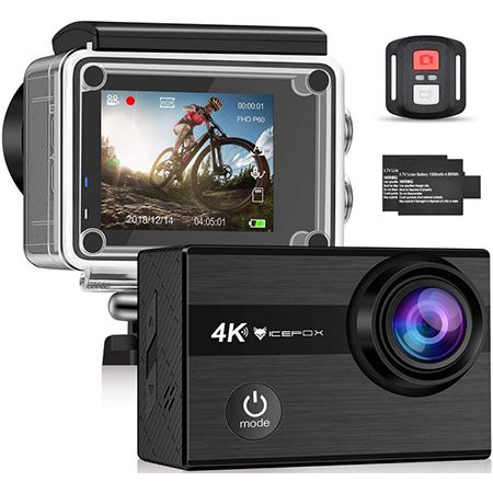 ‎Exprotrek Action Cam 4K &#8211; 20MP Kamera 170° Ultra-Weitwinkel für 54,99€ (statt 110€)