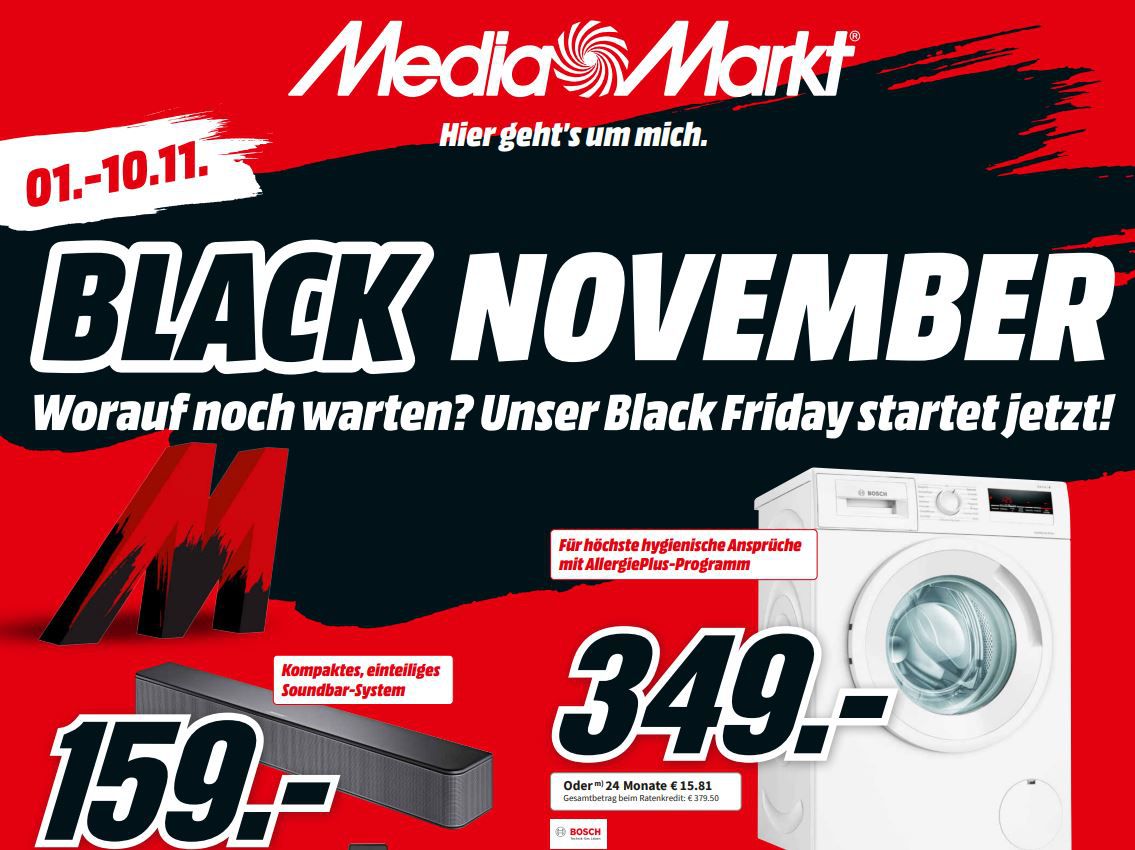 Media Markt Black November: WD Elements Desktop Festplatte 8TB für 129€ (statt 169€)