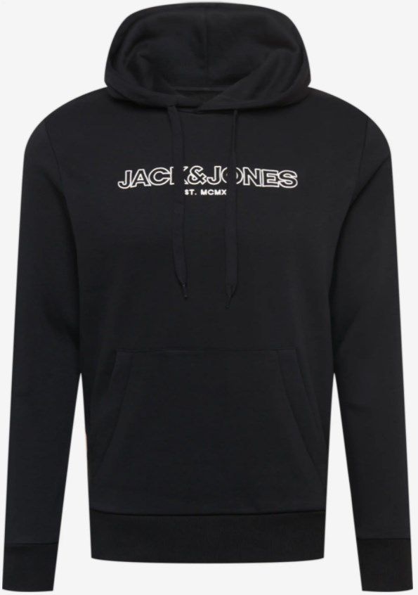 JACK & JONES Sweatshirt Bank in Schwarz für 15,92€ (statt 21€)