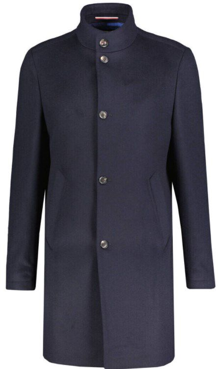 Tommy Hilfiger Herren Kurzmantel Wool Blend Stand Up Collar Coat ab 260,72€ (statt 330€)