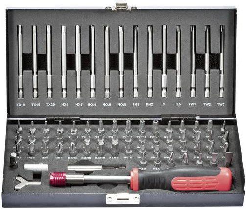 Toolcraft HT02183  Bit Set 75teilig für 27,99€ (statt 41€)