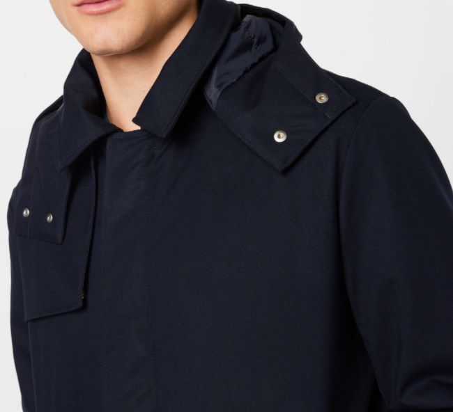 ESPRIT Mantel in Dunkelblau mit Reißverschluss für 135,20€ (statt 170€)