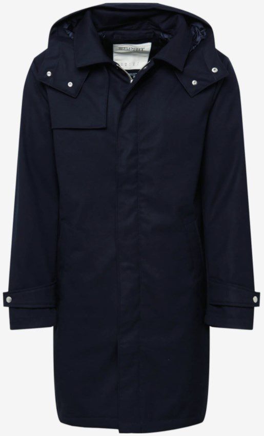 ESPRIT Mantel in Dunkelblau mit Reißverschluss für 135,20€ (statt 170€)