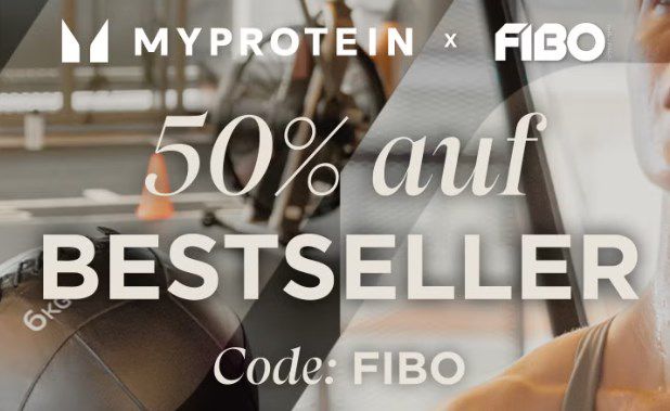 MYPROTEIN mit 50% Rabatt auf Bestseller   z.B. 1kg Erdnussbutter für 6,24€