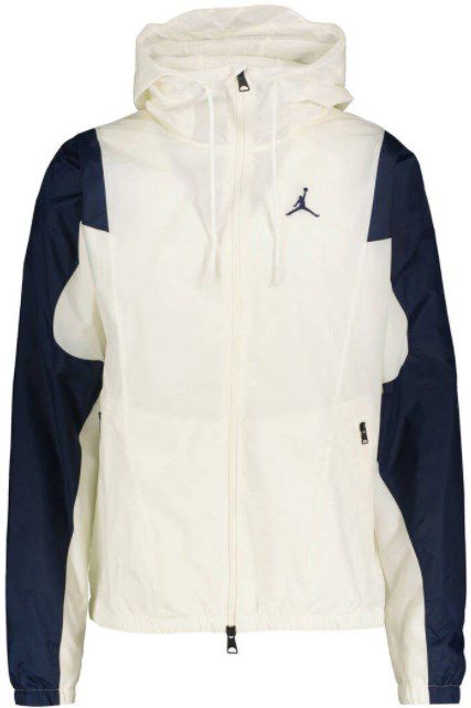 Nike Jordan Essentials Jacke in  Weiß/Dunkelblau für 59,95€ (statt 72€)