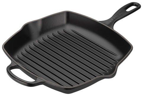 LE CREUSET Gusseisen Grillpfanne SIGNATURE mit 26cm   Backofengeeignet für 103,94€ (statt 130€)